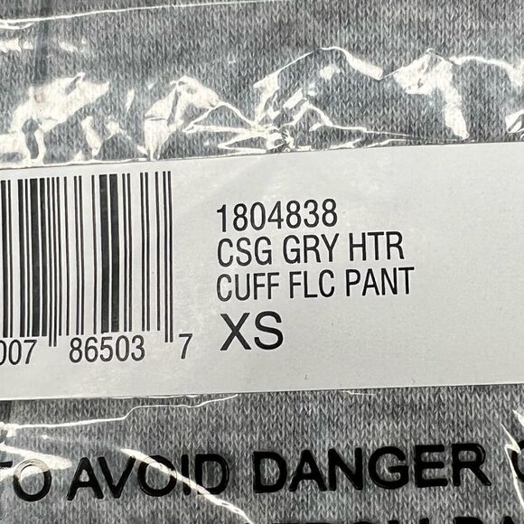 CSG Cuffed Fleece Pants in Heather Gray - Picture 2 of 8